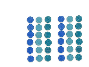 Houten mandala kleine munten - Grapat